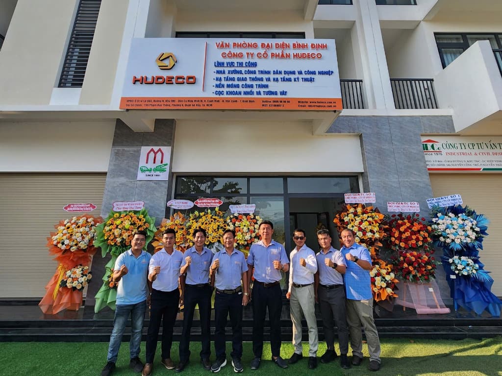 Khai trương Văn phòng Đại diện HUDECO tại Bình Định