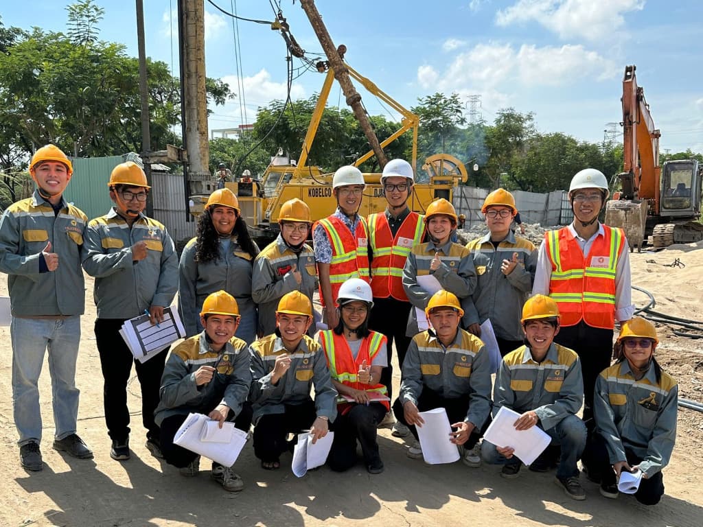 HUDECO tổ chức kiến tập cho sinh viên khoa Kỹ thuật Địa chát và Dầu Khí - ĐH Bách Khoa